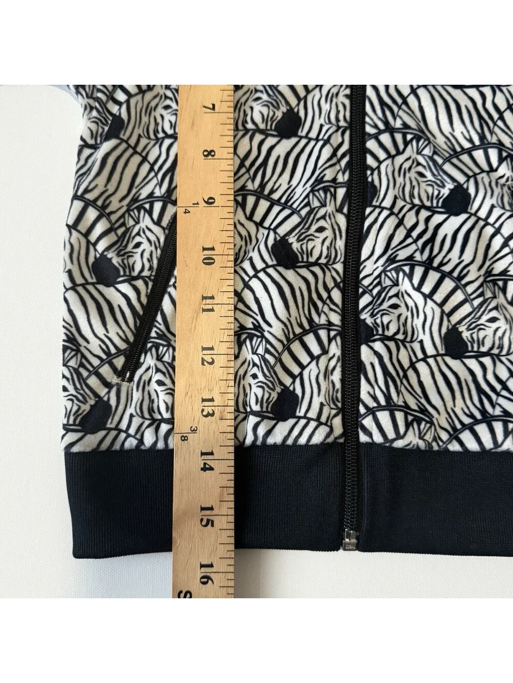 Adidas Originals Toddler Zebra Print Track Jacket Black White Size 3T Zip